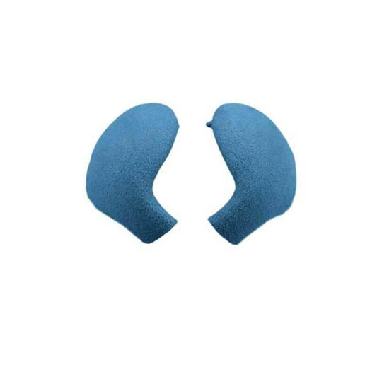 for Ford for Mustang 2015-2022 Blue Suede Gear Shift Knob Shifter Lever Trim 2PCS