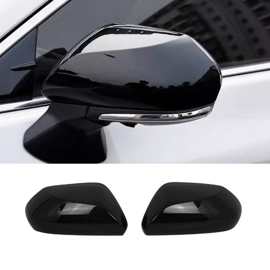 for Toyota for Camry 18-2024 Bright Black Side Door Mirrors Rearview Cover Trim 2PCS