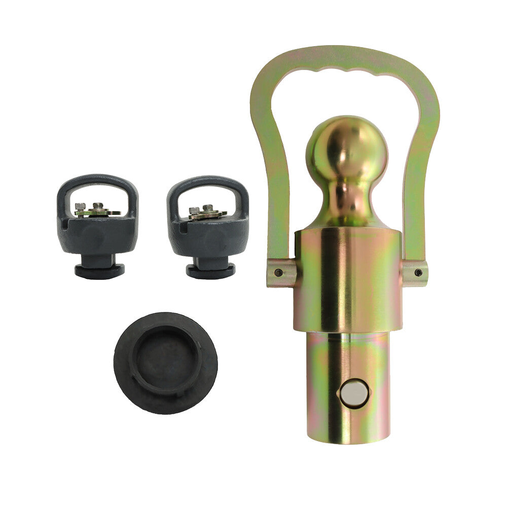 new Capacity Gooseneck Ball and Safety Chain Kit for Ram Trucks, 30,000 lbs, GNXA2062- n
