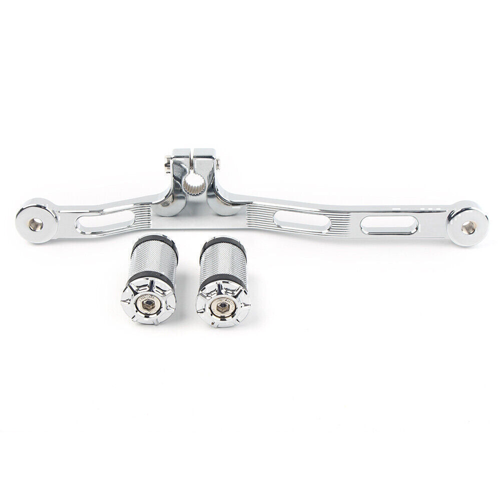 for Harley Dyna 91-17 FXD w/ Mid-Control CNC Front&Rear Gear Shift Lever Chrome Q