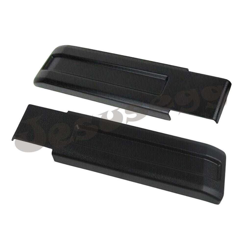 2 Black Tailgate Hinge Cover Trim Spare Tire Exterior For 07-18 for Jeep for Wrangler JK Q