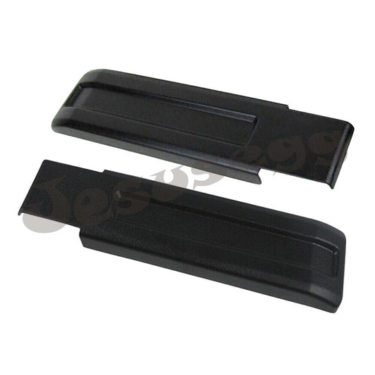 2 Black Tailgate Hinge Cover Trim Spare Tire Exterior For 07-18 for Jeep for Wrangler JK Q