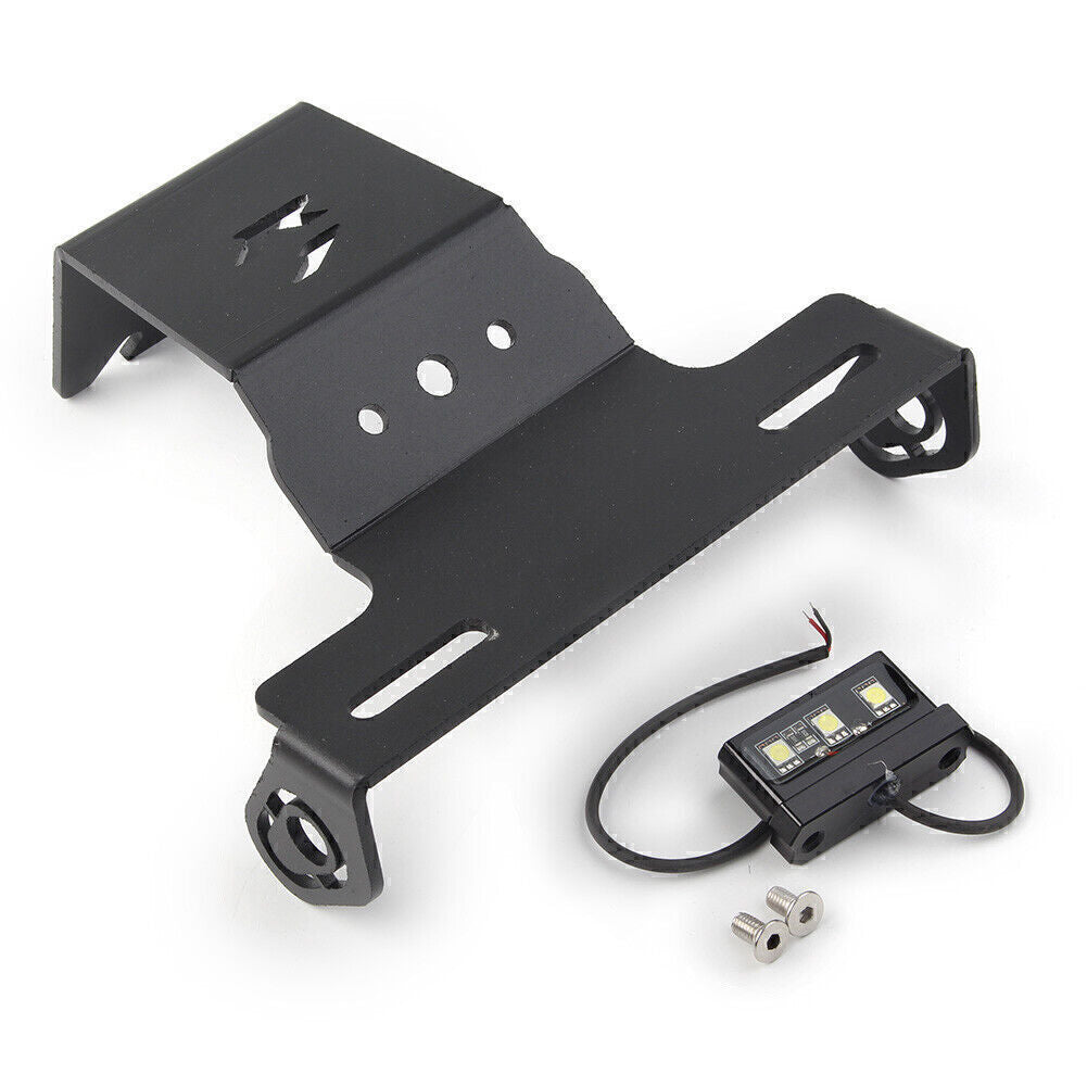 Rear License Plate Holder Bracket Frame w/ LED Light for YAMAHA YZF R1 2004-2014