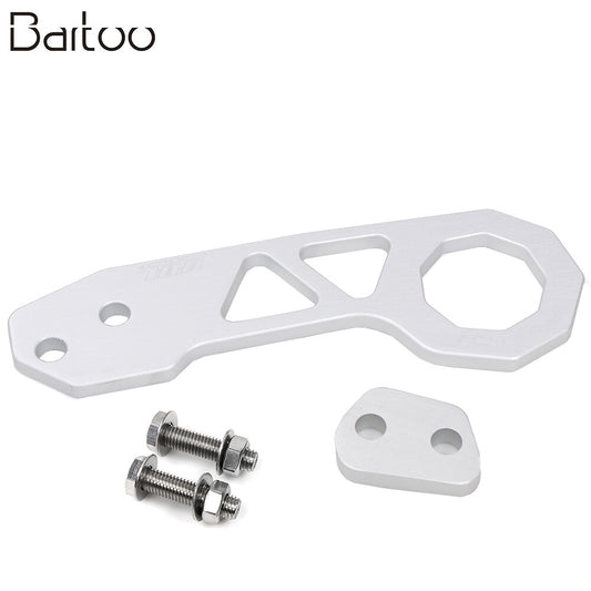 for Honda JDM Anodized Billet Silver Racing Rear Tow Towing Hook Kit Q
