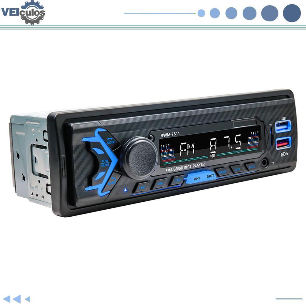 Bluetooth Vintage Car FM Radio MP3 Player USB Classic Stereo Audio Receiver AUX