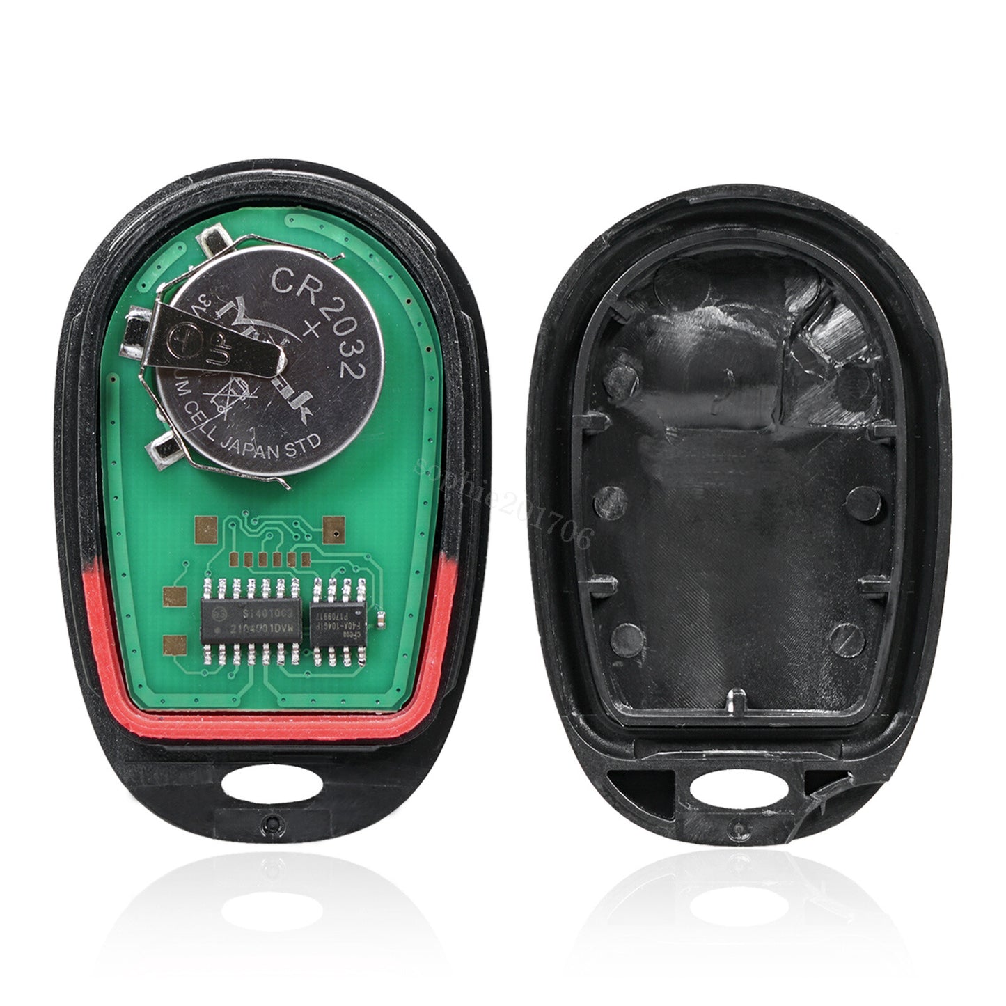 2 Replacement Key Fob Remote Control GQ43VT20T For 2008 - 2017 for Toyota Sequoia Q