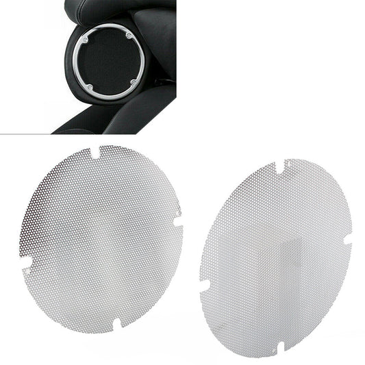 Chrome Rear Passenger Speaker Grill Mesh Covers for Harley Touring FLHTCU 14-Up