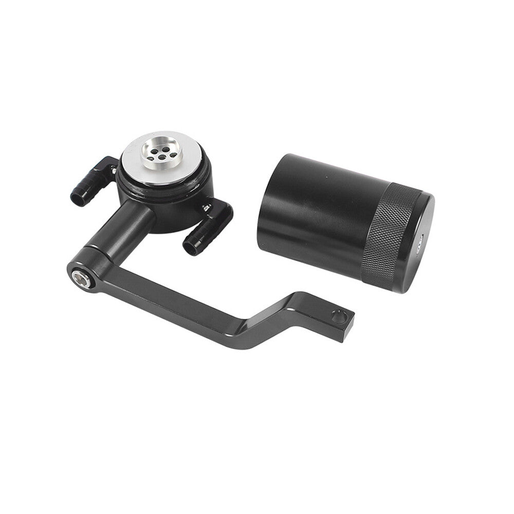 Black Catch Can with new HEMI Technology Z bracket for Scat Pack Shaker (2011-2021)
