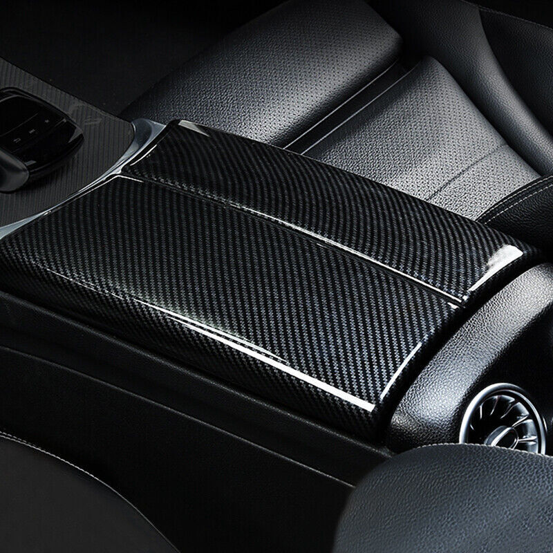 Car Storage Box Panel Cover Armrest Box Panel Fit for Mercedes Benz GLC C Class