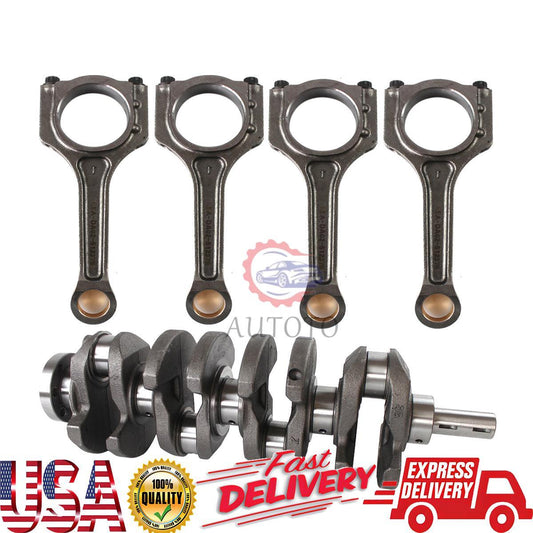 4pcs New Connecting Rod 23510-2G440 w/ Crankshaft 231112G400 Fits for HYUNDAI
