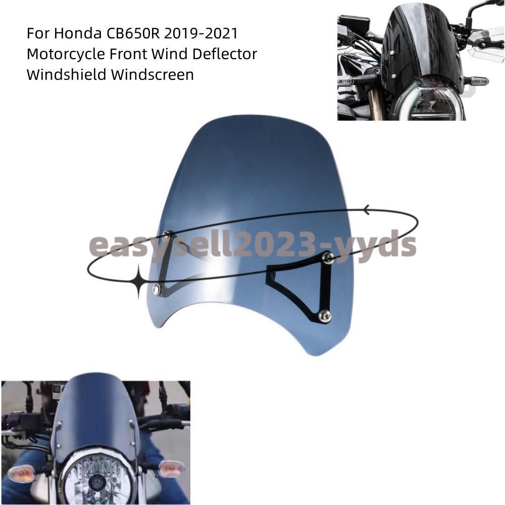 Front Motorcycle Headlight Windshield Wind Deflector Windscreen for Honda CB650R