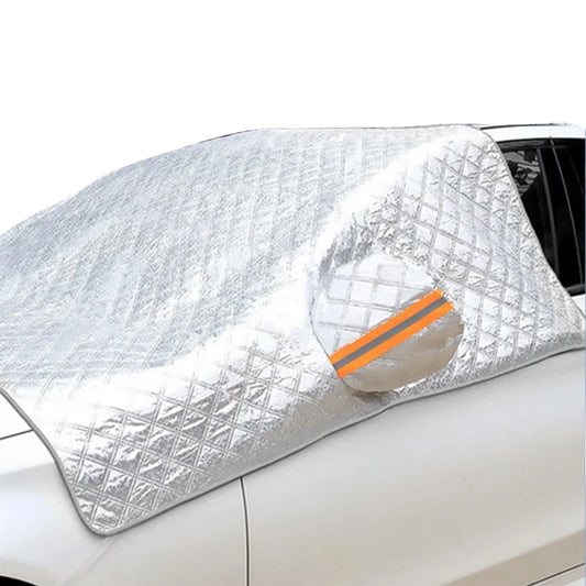 Car Windshield Snow Cover Winter Frost Ice Sun Shield Mirror Protector Trim Q