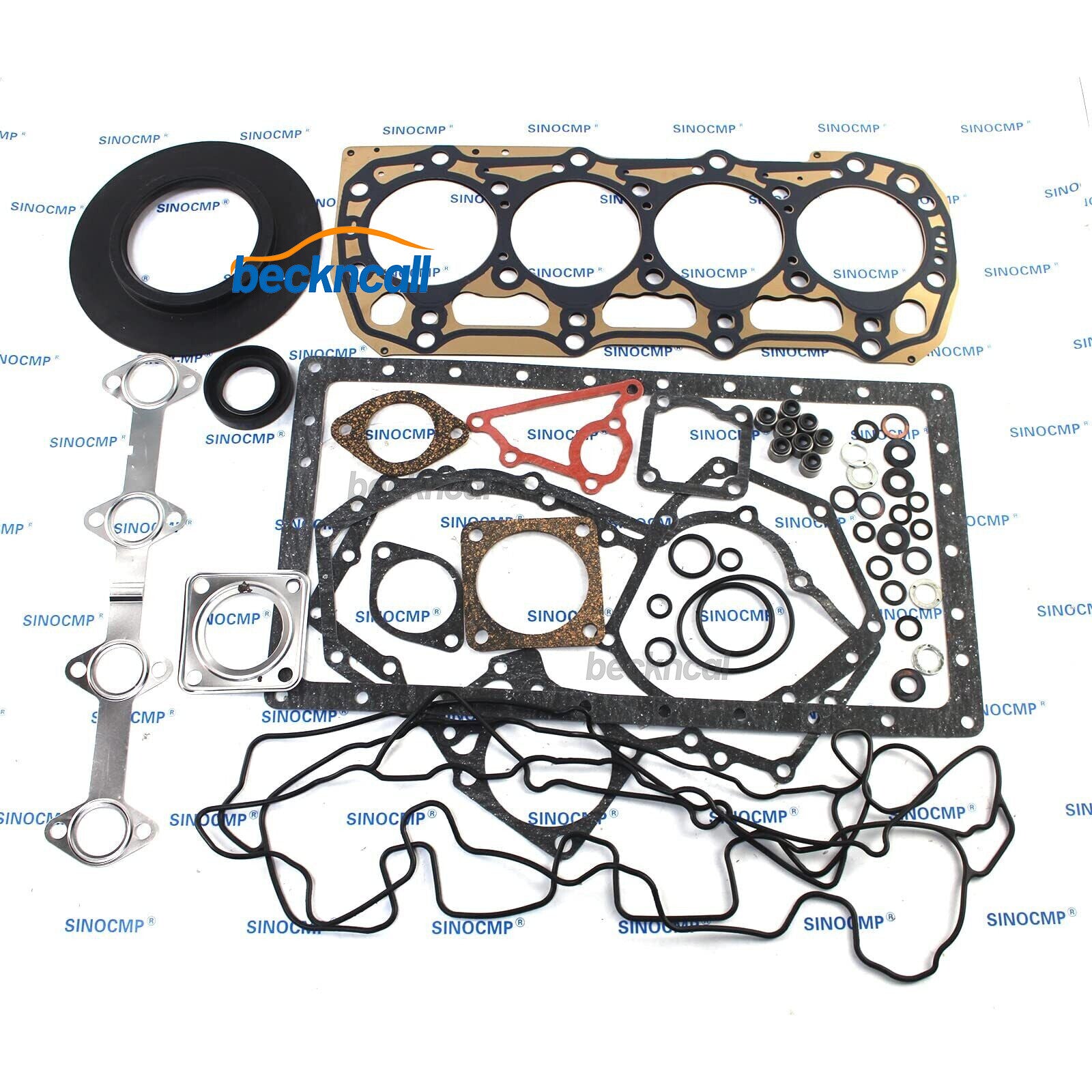 Full Gasket Set 3024C 3024T 2538001 Cylinder Head Gasket for Mitsubishi Perkins