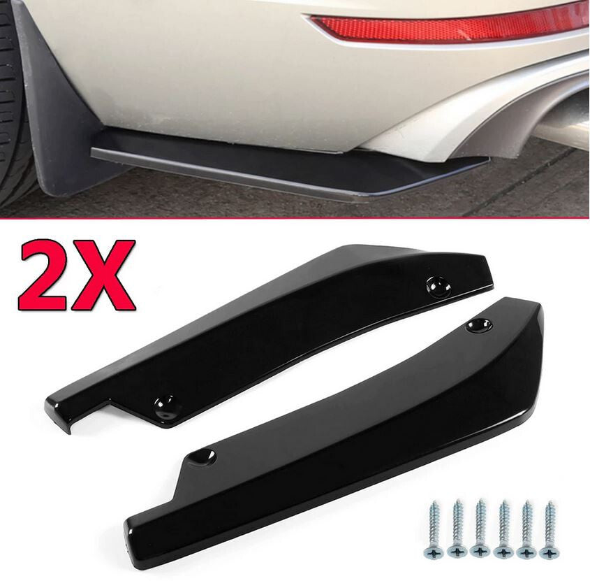 2 Piece Automotive Flat License Plate Frame Cover Hood Cap Front Boot Rear Clear for Chrysler - v