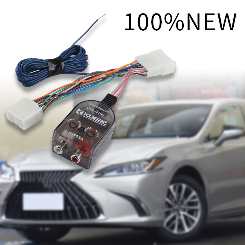 Add An Amplifier Adapter w/Amp Turn On Wire for Toyota 4Runner Tacoma for Corolla