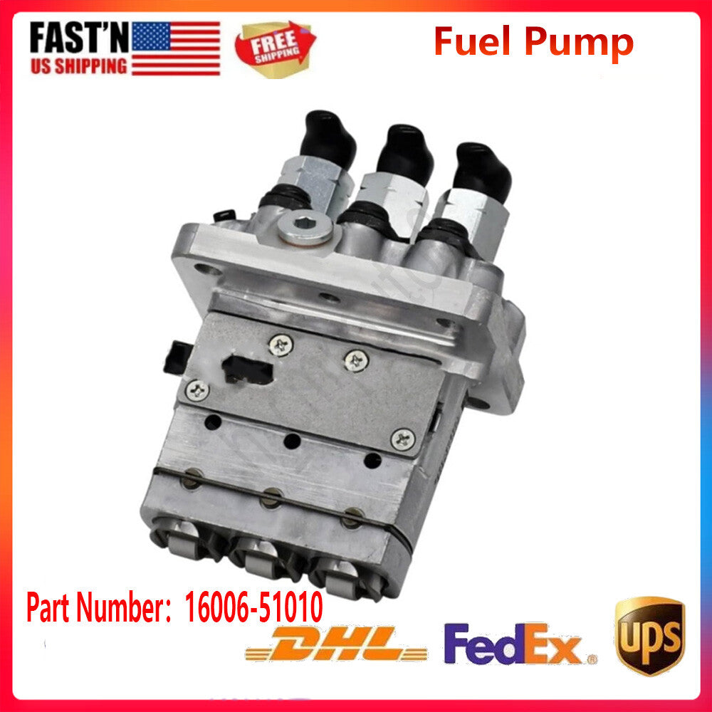 Fuel Injection Pump 16006-51010 Compatible With Kubota RTV 900 D902