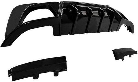GLOSS Black Rear Shock Absorbers with Angle Pads for 19-22 for BMW G20 330i M340i CTM Style Q