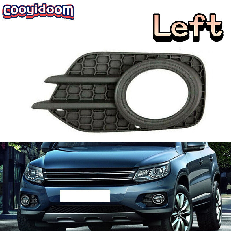 Left Fog Light Driving Lamp Cover Trim Bezel for Volkswagen for Tiguan 2012-2017