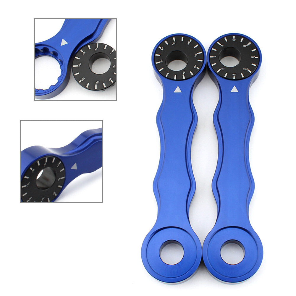 CNC Adjustable Lowering Link Kit for Suzuki DRZ400 DRZ400E DRZ400S 2000-17 Blue