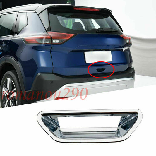 for Nissan Rogue 2021 2022 ABS Chrome Tailgate Trunk Lid Grab Handle Cover Trim