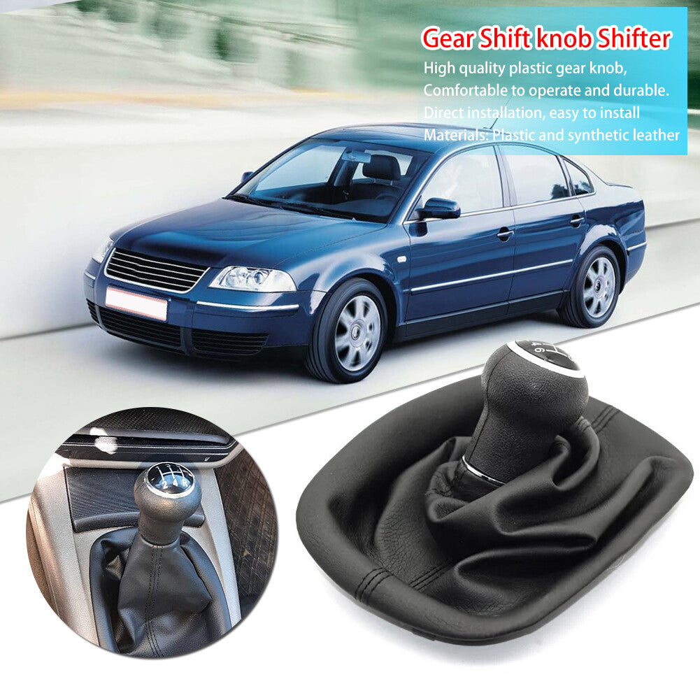 5 Speed Frame Gear Shift Knob Lever Gaiter for VW 1997-06 for PASSAT B5 B5.5 Q