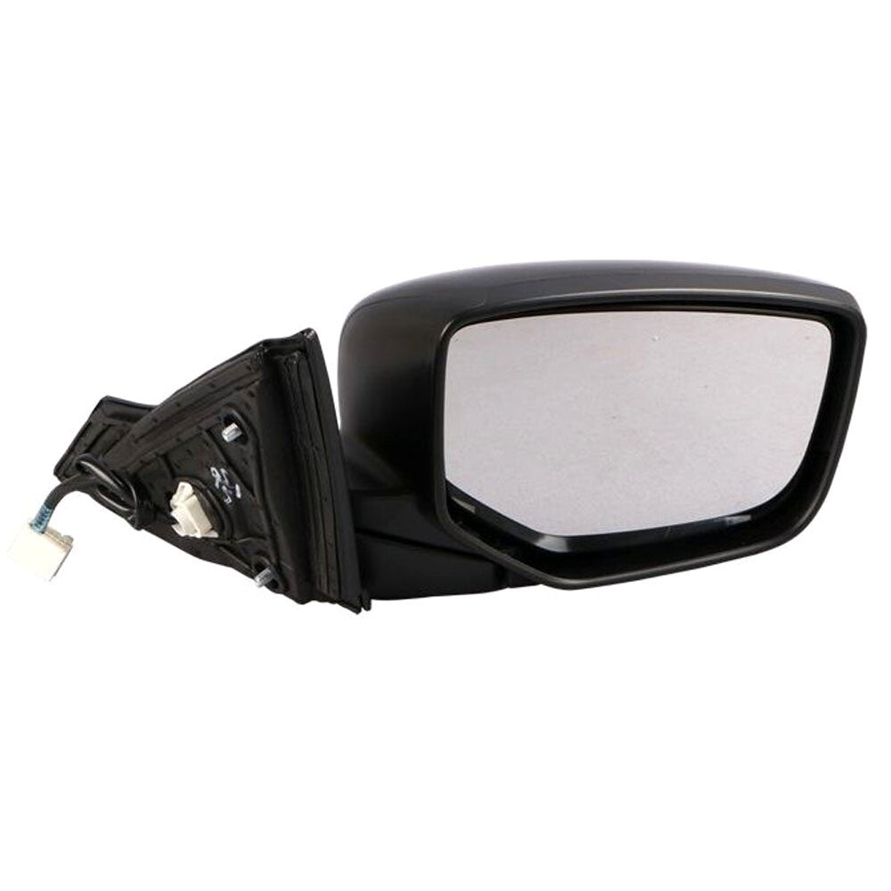 Side mirror passenger R for 2013-2017 for Honda Accord power folding manual transmission black 3-line - n