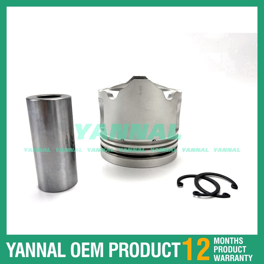 4-Piece Piston Kit STD for Isuzu 4JG2 Engine Heli CPCD 35 H Diesel Forklift