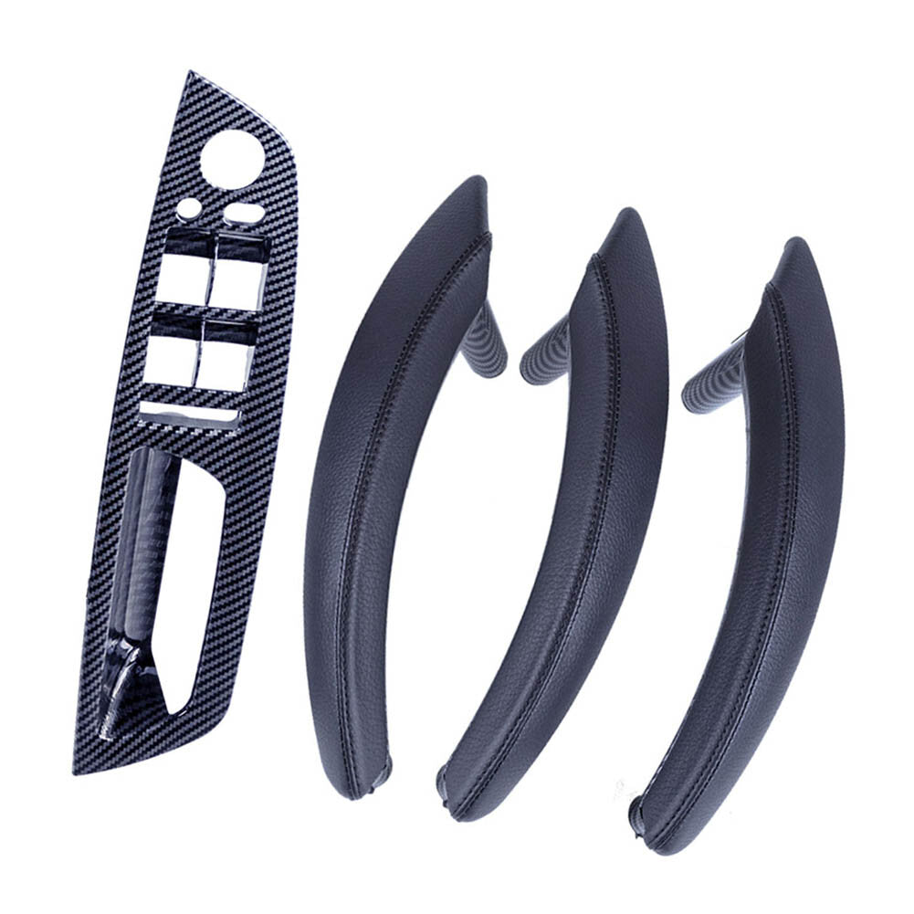 for BMW X5 E70 X6 E71 E72 LHD 7x Leather Inner Interior Door Pull Handle Trim
