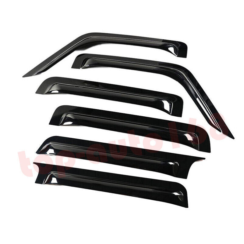 for Benz G-Class 2019-24 Black Window Wind Visors Sun Rain Guard Vent Deflectors