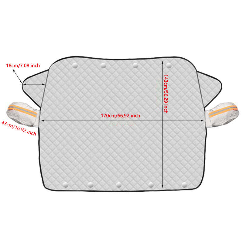 New Car Windscreen Windshield Front Glass Sun Shade Cover Snow Frost Protector L Q