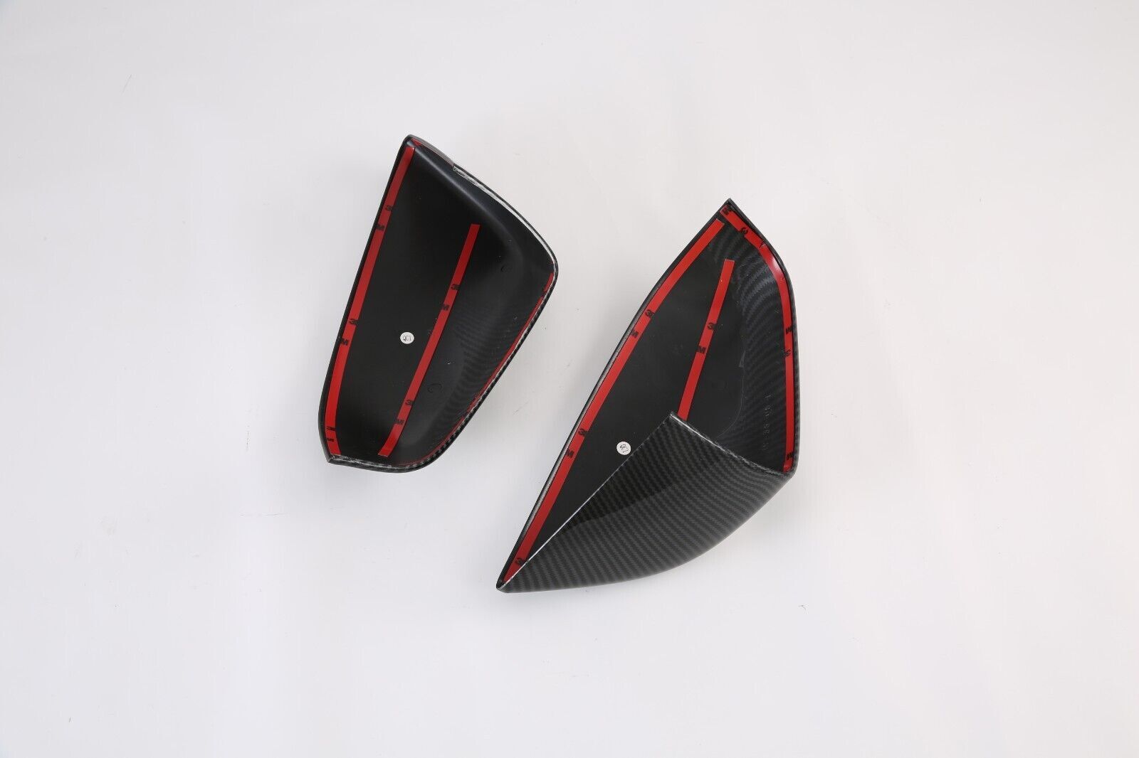 2 Piece Universal Black Car Trim Front Hood Scoop Airflow Intake Cover- v