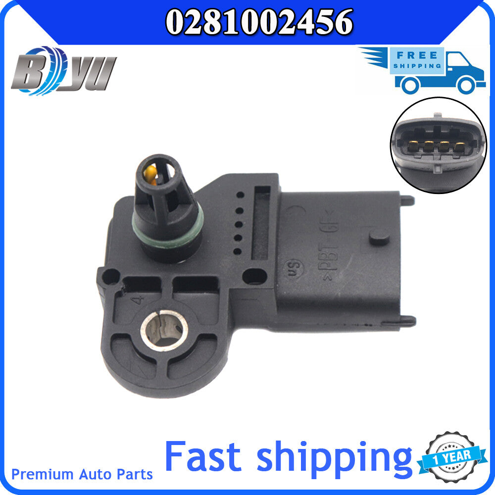 0281002456 New 1x Pressure Sensor Map Sensor for LPG Autogas Landi Renzo - v