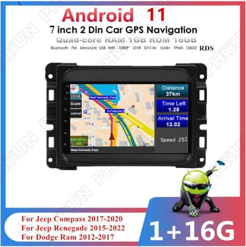 7-inch Android 11 Car Radio Stereo Player for Dodge for RAM 2012-2017 GPS Navi Main Unit - n