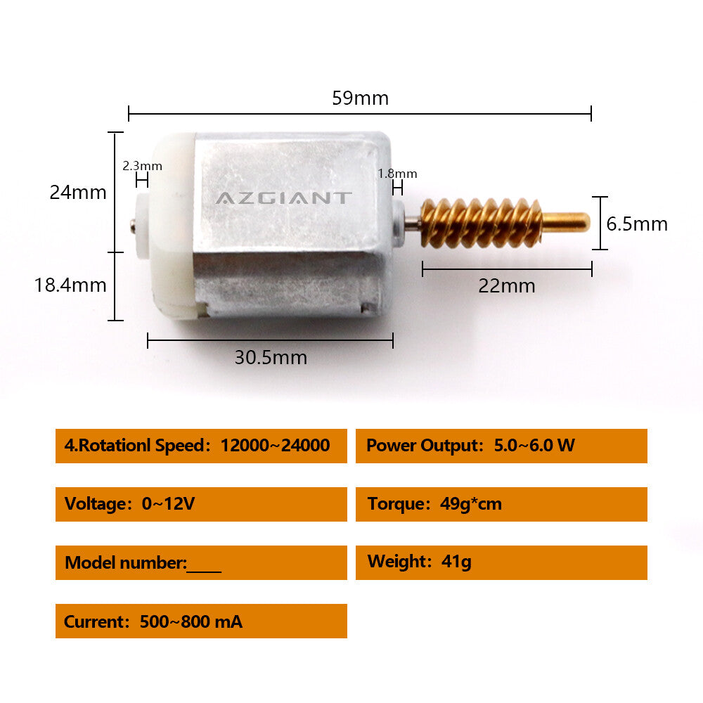 12V DC door lock actuator motor 8200300127 suitable for Renault Clio III MK3 2005-2012