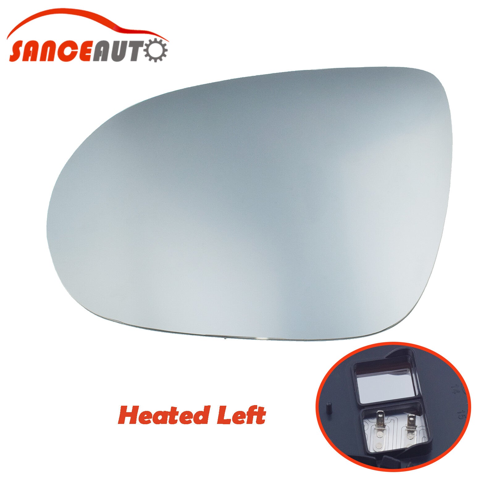 Heated left driver with external lens for Kia Sorrento 2016-2020 87611C6020- n