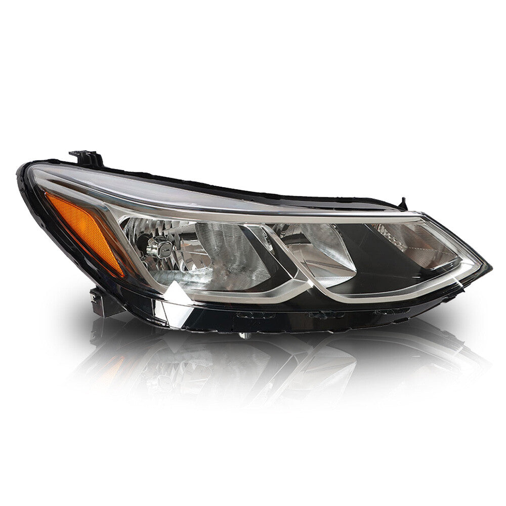 Suitable for 2016-2019 for Cruze sedans. Right side headlights are halogen with chrome trim. n