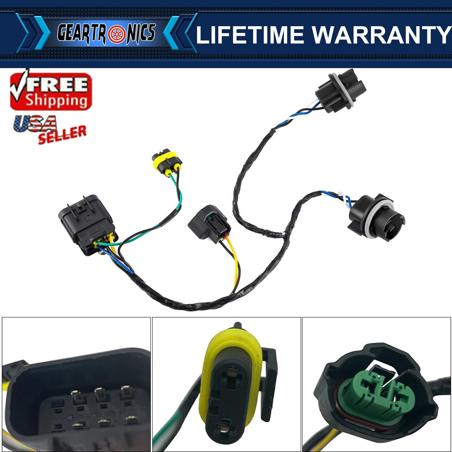 25962806 Headlight Wiring Harness Fits 2007-13 for Chevrolet Silverado 2500 HD