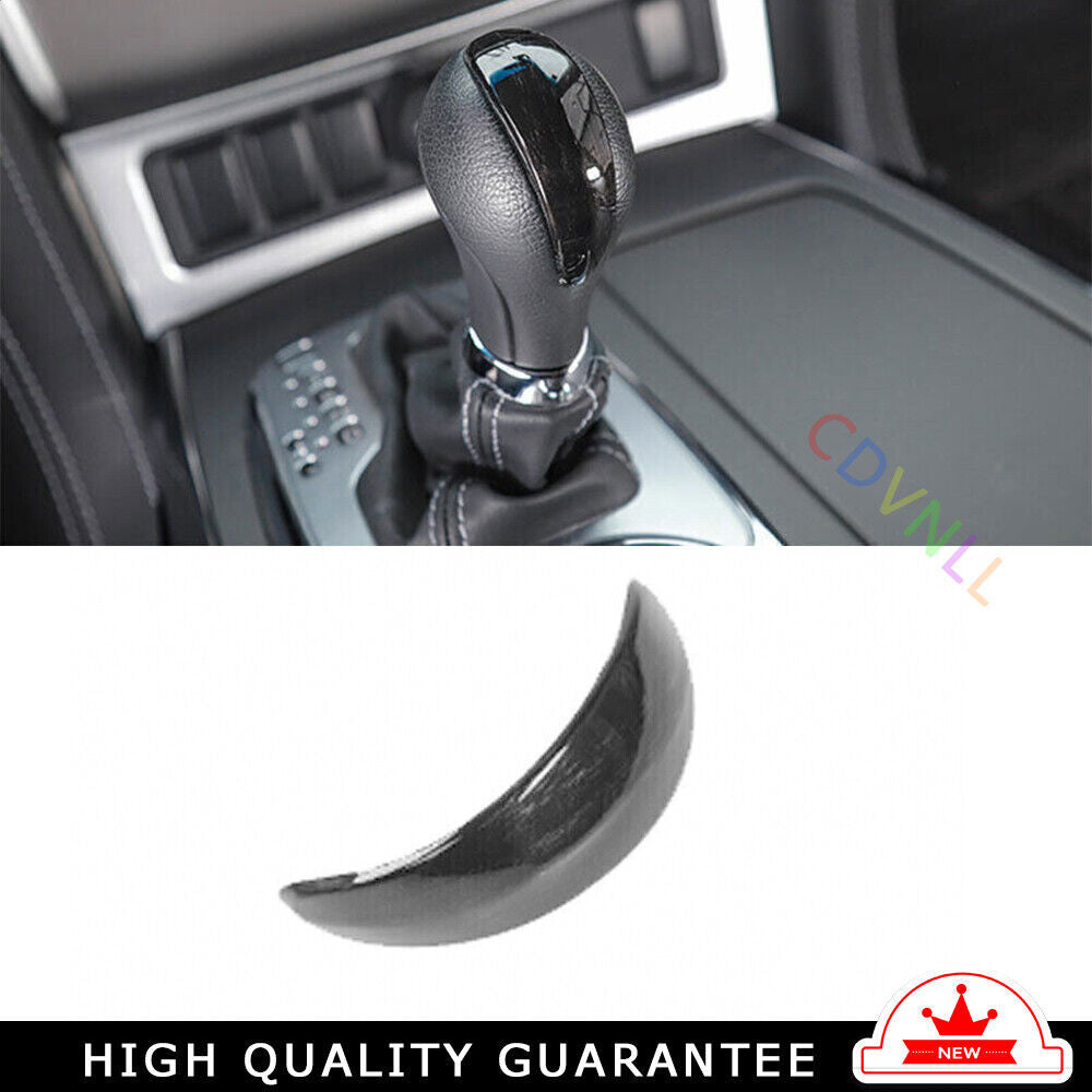 Gear Shift Knob Head Cover Trim for Nissan Armada Y62 2017-2020 Black Wood Grain