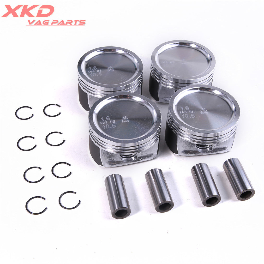 EA111 Engine 76.5mm Pistons Set for VW for Jetta 2011-2016 1.6L 036107065DH