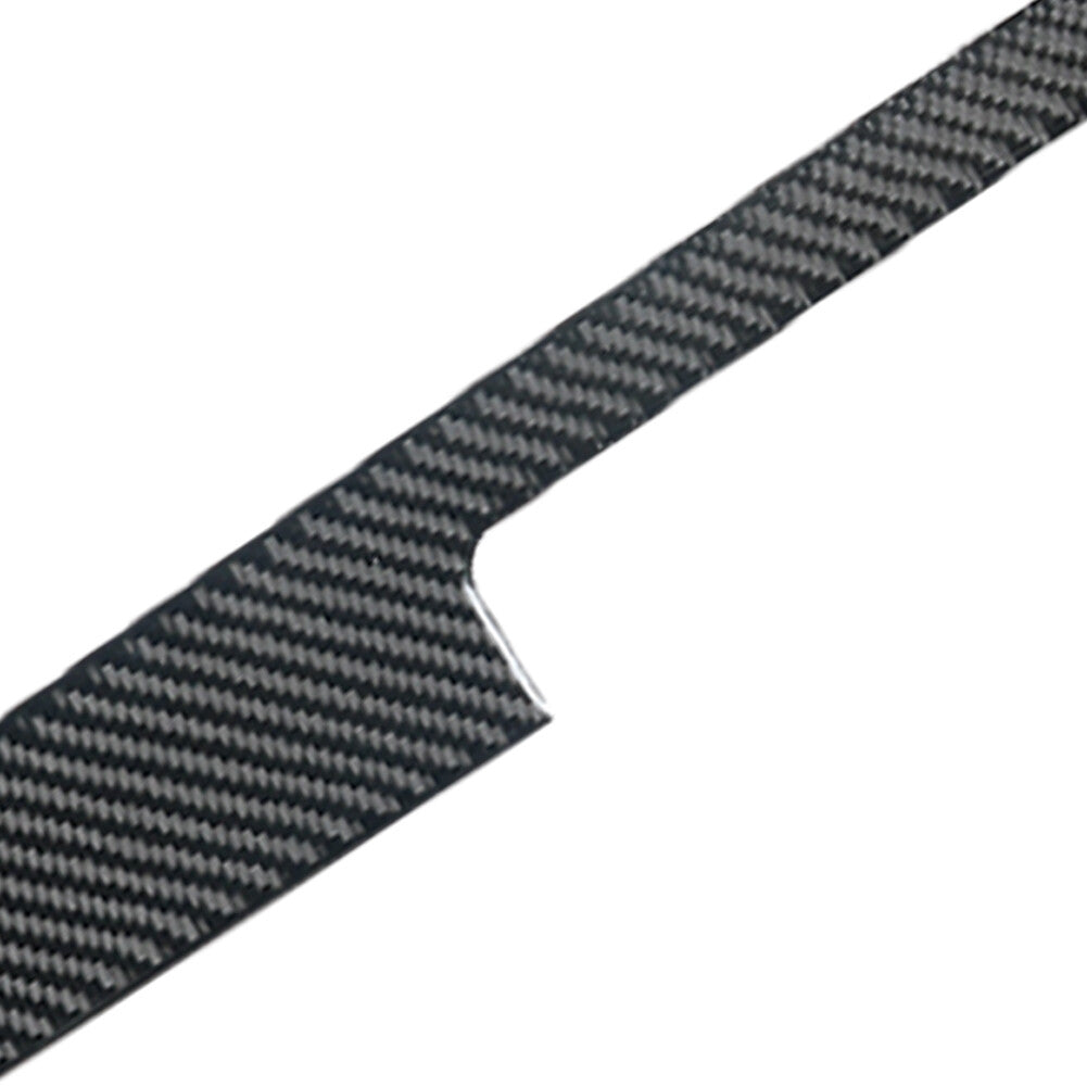 2Pcs Carbon Fiber Front Face Bumper Cover Trim For Supra A90 2019-2022 v