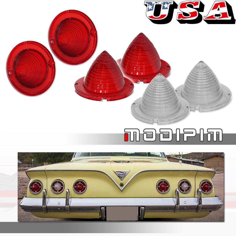 OE Style Tail Light & Backup Light Kit for Bel Air Nomad El Camino & Impala- v