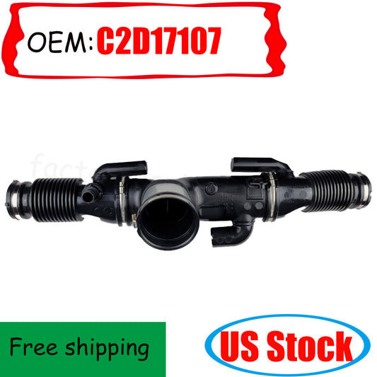 C2D17107 AIR INTAKE RESONATOR HOSE TUBE for 2013-2019 for JAGUAR XJ XJL 3.0L RWD US n