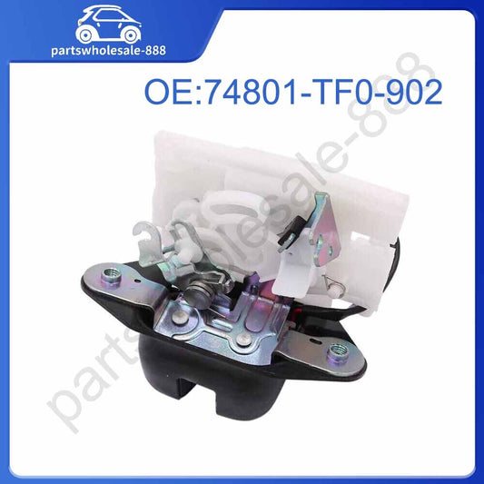 Tailgate lock actuator, trunk latch 74801-TF0-902, suitable for Honda Fit Hatchback. (09-14)