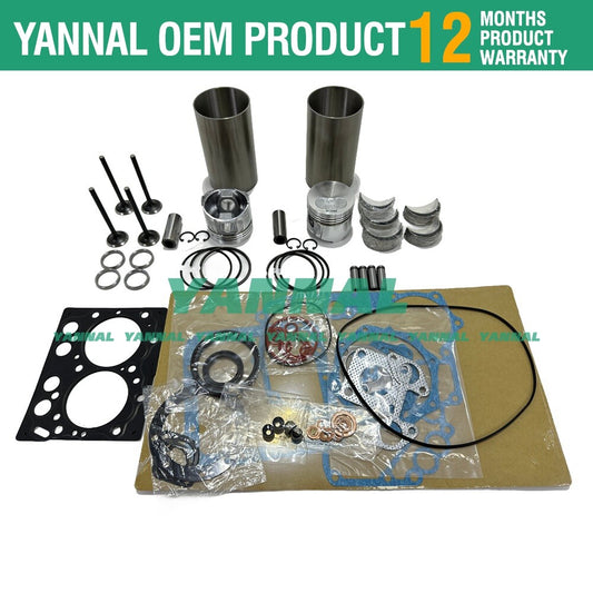 2TNE68 Engine Overhaul and Rebuild Kit for Excavators B08-3 B1U-1-