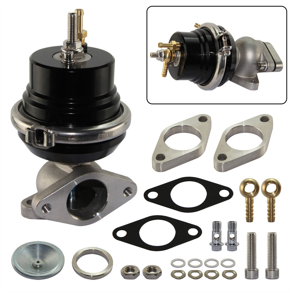 35MM/38MM Adjustable Turbo Charger Manifold 8 PSI External Wastegate Kit SS304