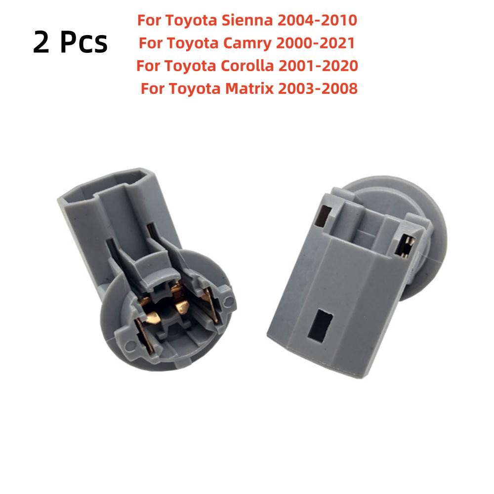 2PCS License Plate Lamp Bulb Socket for Toyota for Camry for Corolla Matrix for Lexus RX350