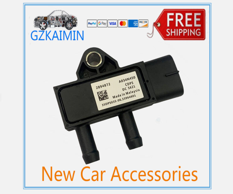 Exhaust pressure sensor 2894872 A034N450 is suitable for ISF 2.8 and 3.8 diesel engines.