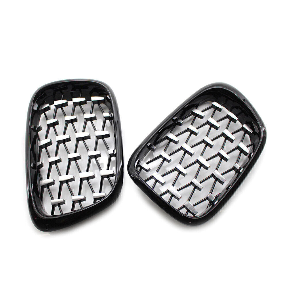 Diamond Meteor Latest Style Front Kidney Grilles Fit for BMW E39 5-Series 1999-2003