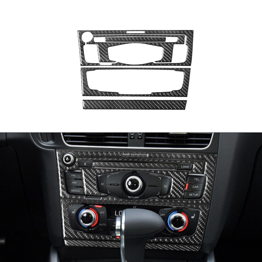Red Front Door Handle Frame Trim Cover Panel Carbon Fiber for Jaguar XF 2009-11 v