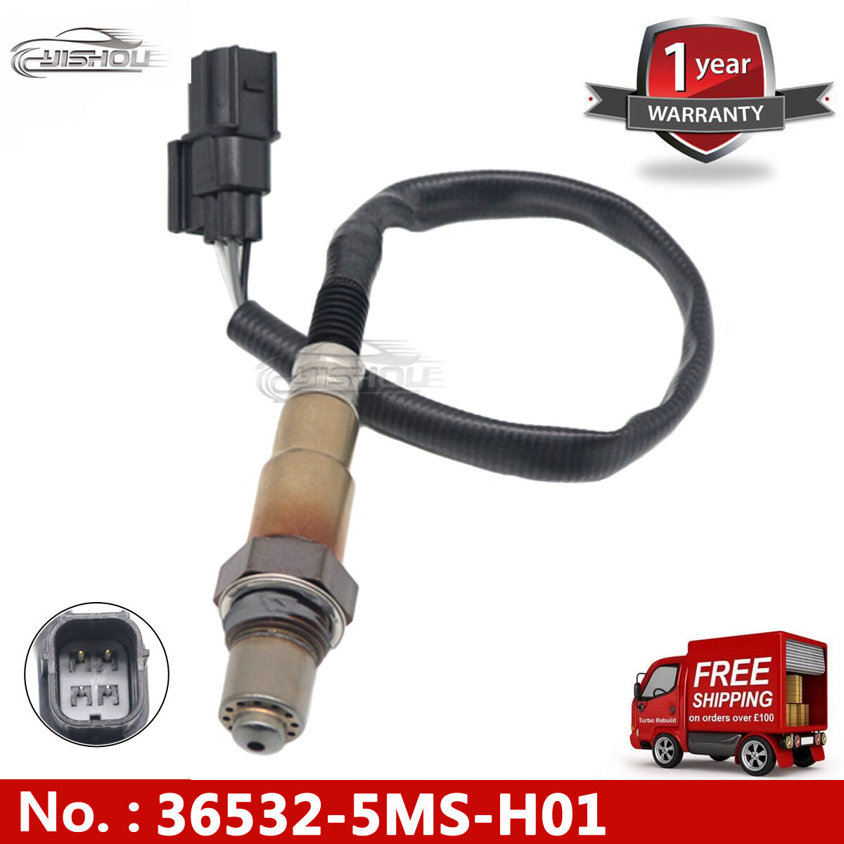 36532-5MS-H01 Oxygen Sensor for Honda CRV 2007-2011 and Avancier 1999-2003.
